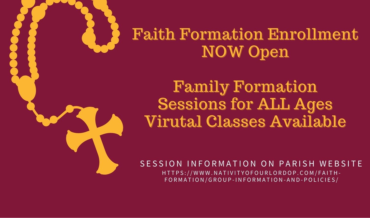 Nativity of Our Lord Catholic Church Parish Community in Orchard Park, NY